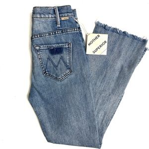 Mother Jeans Hustler Ankle Fray 25